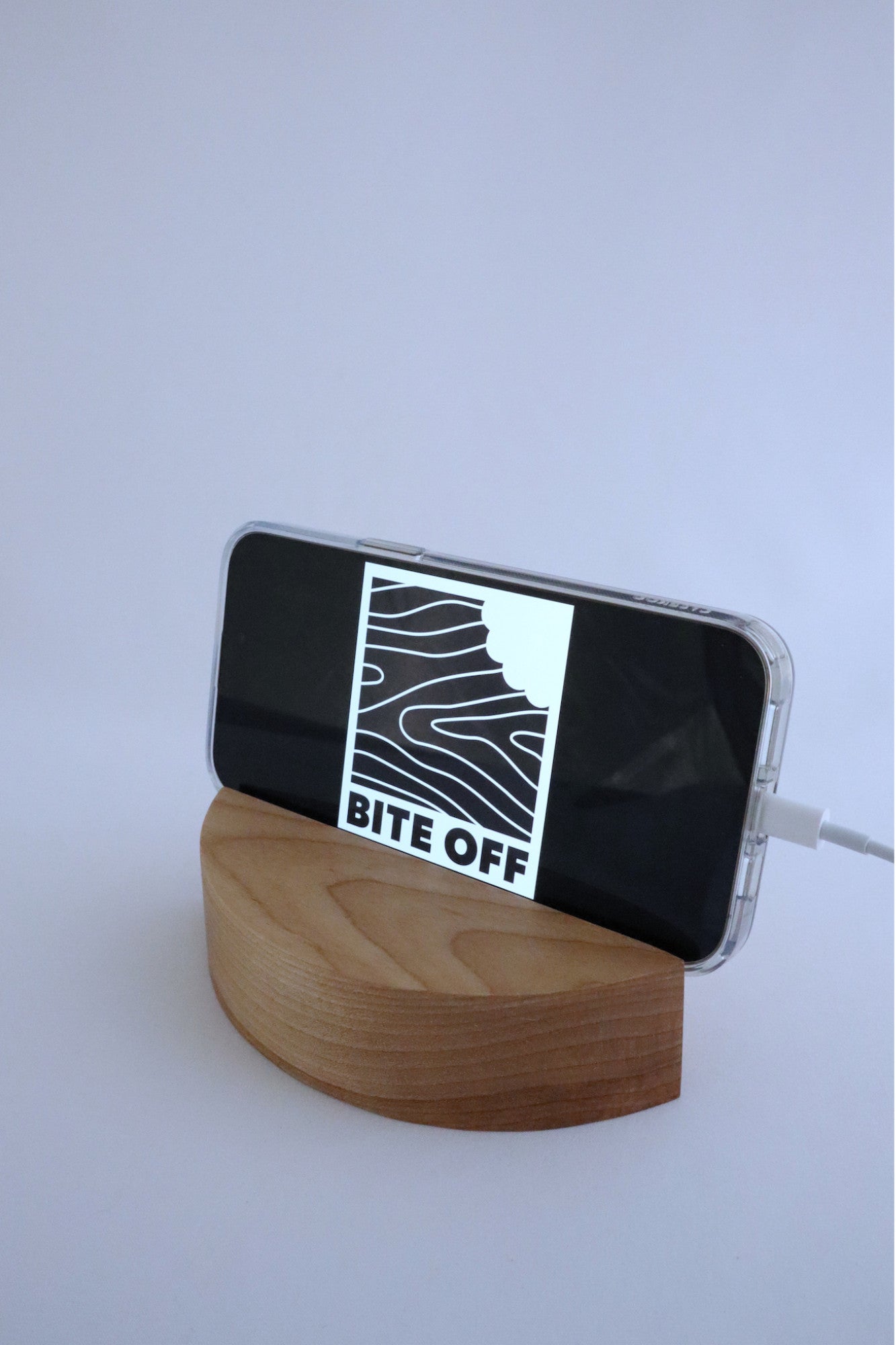 Bite Off Slice Stand: Cell Phone, Tablet & Kindle Stand